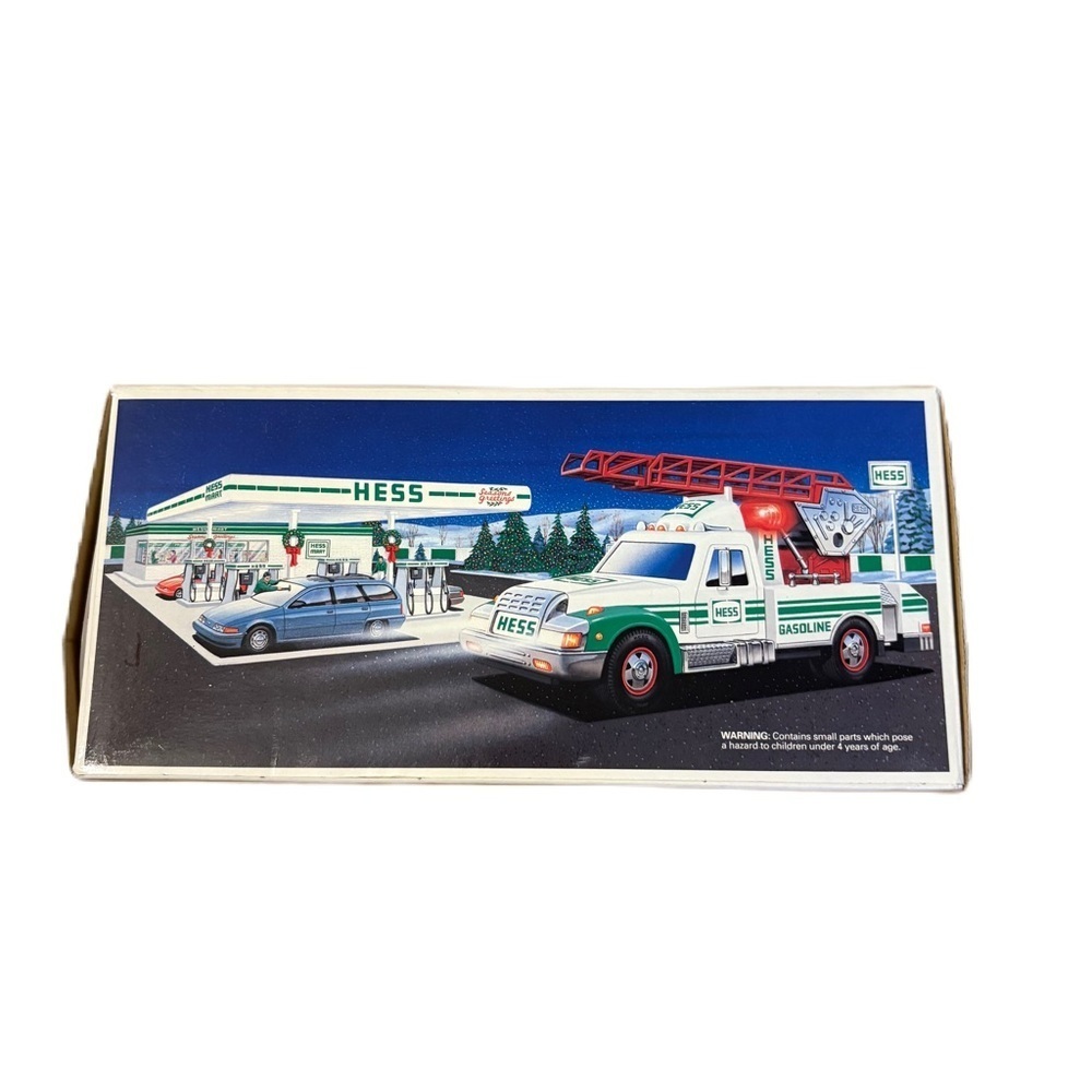 Hess 1994 Rescue Truck Toy Fire Truck with Ladder New Toy Collectible